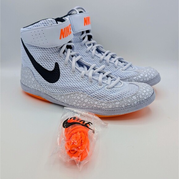 Nike Inflict SE Orange Grey Black DJ4471-900 Wrestling Shoe Men Size 10